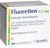 Fluoretten - Zahnputztabletten